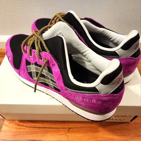 Asics Awake NY Gel Lyte 3 Mens 12 Shoes Purple - Picture 3 of 8